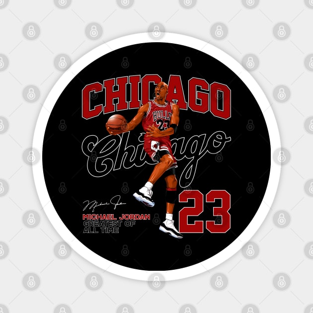 Michael Jordan 23 Magnet by Gvsarts